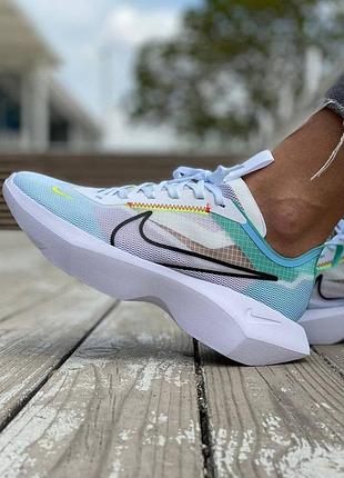 Кроссовки женские white blue boys nike vista lite белоснежные голубые лето8 фото