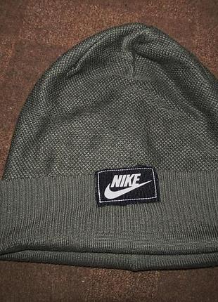 Шапка nike, тонкий трикотаж