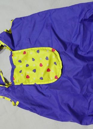 Сумка-кармашек фиолетовая2 фото