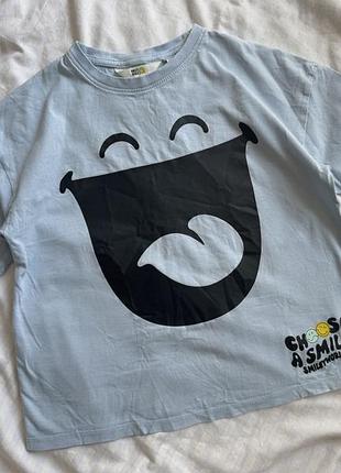 Оверсайз футболка h&m