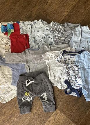 Лот з 13 дитячих речей 0-3 місяці