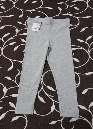 Лосины хлопковые на девочку 2-3 лет, фирмы primark
