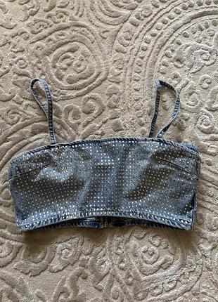 Джинсовий топ zara