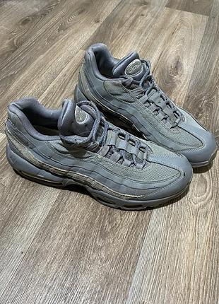 Nike air max 95 essential cool grey кроссовки мужские спортивные найк климакс демисезон на шнуровке 42,5 стелька оригинал 27 см