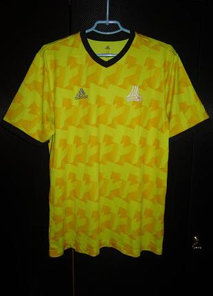 Футболка adidas performance tan aop jsy yellow чоловіча спортивна тренувальна м