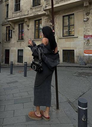 Плаття стильне в рубчик 5