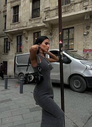 Плаття стильне в рубчик 6