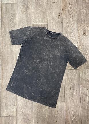 Футболка з вивареним ефектом подовжена