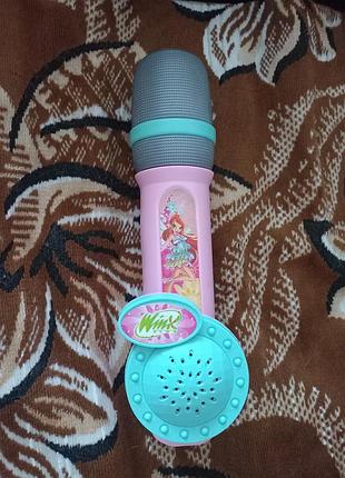 Микрофон детский винкс winx игрушка