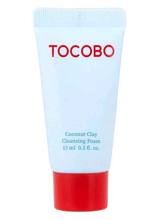 Очищающая пенка с каламином touch coconut clay cleansing foam 15ml