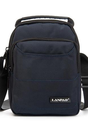 Сумка чоловіча планшет нейлон lanpad 3730 blue