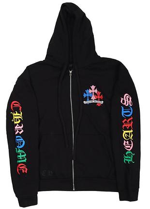 Зіп-худі чоловіча chrome hearts multi cross розмір xl
