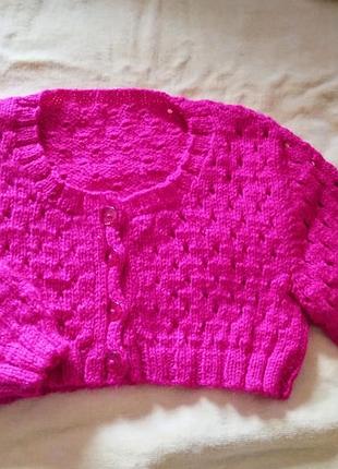 Вязаная кофточка для девочки