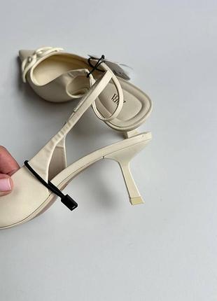 Туфлі молочного кольору zara4 фото