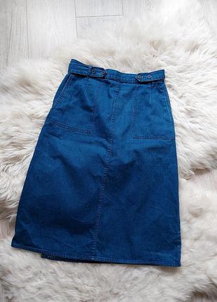 🩷💙💜 мега крутая джинсовая юбка zara на запах