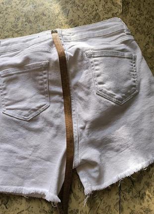 Белые мини шорты р хс 7