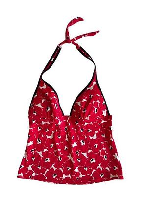 Victoria's secret верх от купальника красный купальник топ топик на завязках
