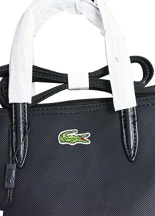 Нова чорна сумка крос боді Sacs lacoste.5 фото