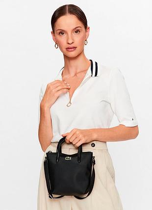 Нова чорна сумка крос боді Sacs lacoste.3 фото