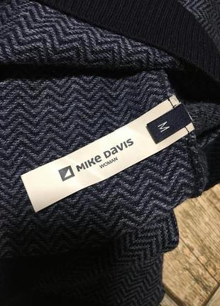 Мягкий шерстяной пуловер в ёлочку,винтаж mike devis7 фото