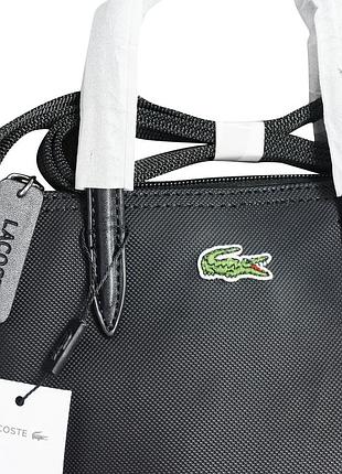 Нова чорна сумка крос боді Sacs lacoste.9 фото