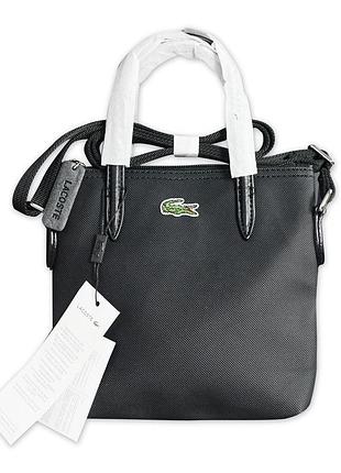Нова чорна сумка крос боді Sacs lacoste.4 фото