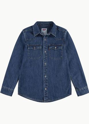 Джинсовая рубашка levi's