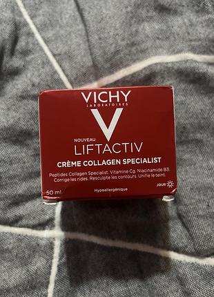 Антивіковий крем для обличчя vichy liftactiv collagen specialist 50 мл