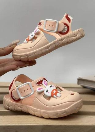 Босоніжки крокси резинові для дівчинки 18-23 р