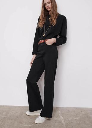 Класичні прямі джинси zara