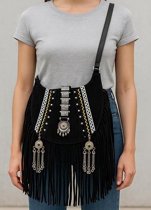 👜 ексклюзивна шкіряна жіноча сумка river island. колекція chelsea girl | бохо стиль.