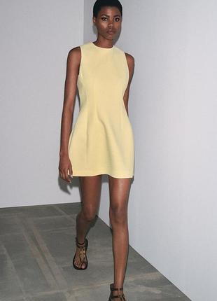 Короткое объемное платье zw collection zara