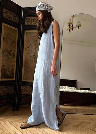 Супер модний сарафан льон. 8