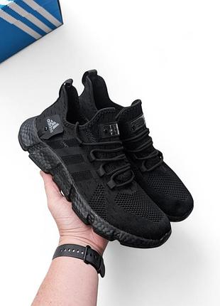 🔥мужские кроссовки adidas boost черные