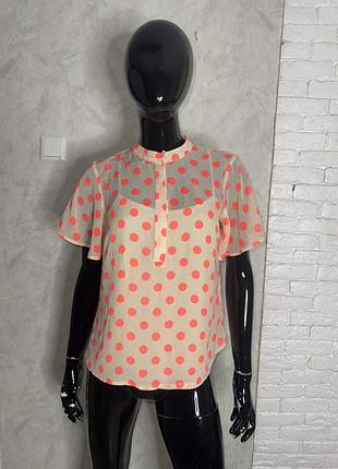 Блуза в горох на підкладці vero moda, m