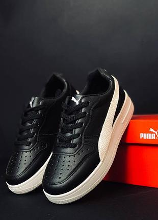 Женские кроссовки puma черненное кожаные кроссовки пума женские кроссовки пума