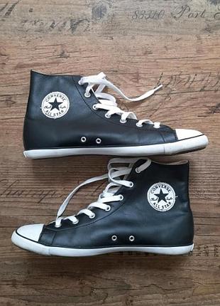 Кожаные женские кеды конверс converse идеальное состояние