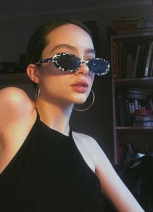 Очки овальные