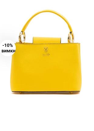 Кожаная итальянская сумка borse in pelle
