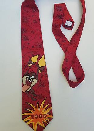 Винтажный галстук loony tunes 2000