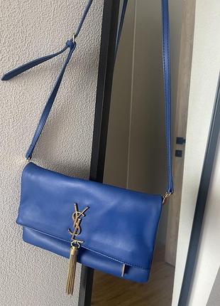 Сумка жіноча шкіряна saint laurent на плече