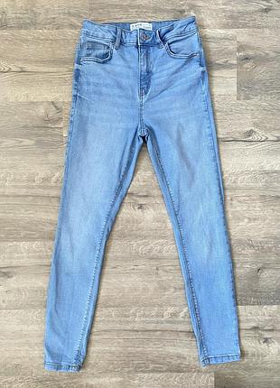 Блакитні джинси скіні denim co