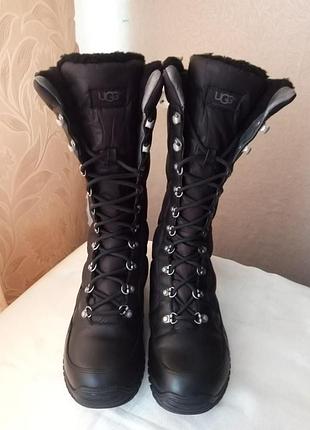 Ботинки зимние мега теплые универсальные кожаные ugg.