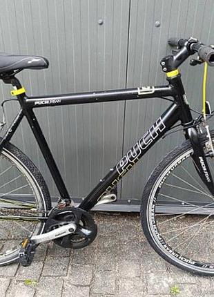 Велосипед б/у puch 28" колеса черного цвета