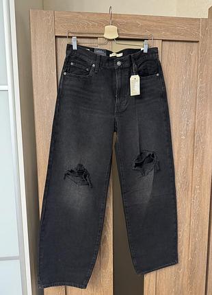 Джинси levi’s - baggy dad - black; нові із біркою