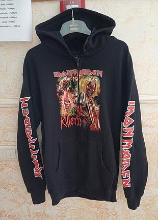 Iron maiden худи. металл мерч