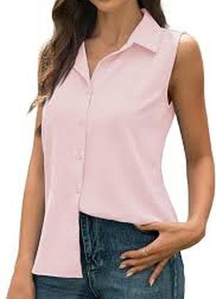 Нежная розовая блуза рубашка от dorothy perkins