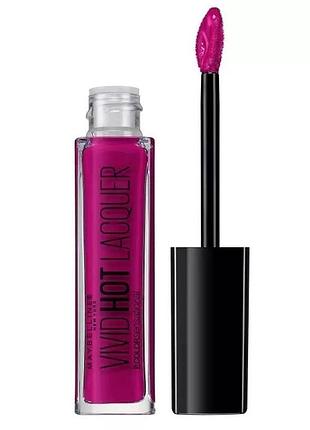 Блеск для губ maybelline color sensational vivid hot lacquer №68 малиновый