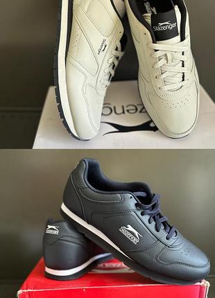 Кросівки кроссовки кеди slazenger натуральна шкіра