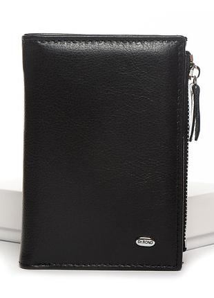 Гаманець жіночий шкіряний компакт портмоне dr. bond чорний